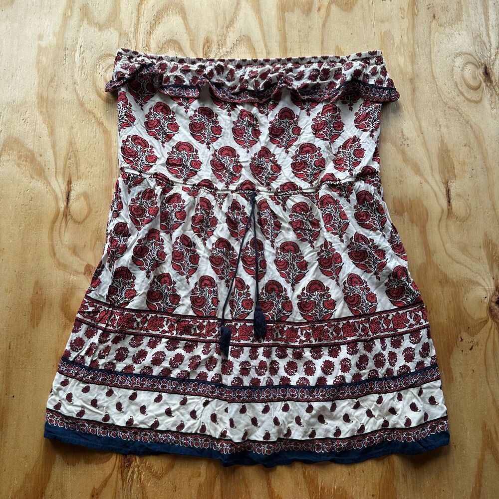 Mossimo Paisley Strapless Tube Mini Dress - XXL